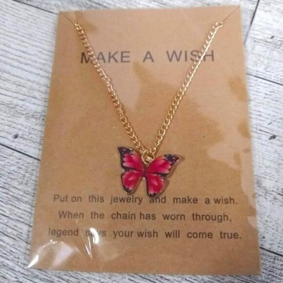 Make a Wish Butterfly Necklace - Picture 1 of 7